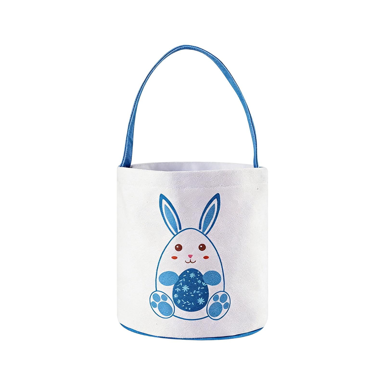 My First Easter Bunny Basket - Reusable Canvas Tote For Kids  Egg  & Gift Bag One Size