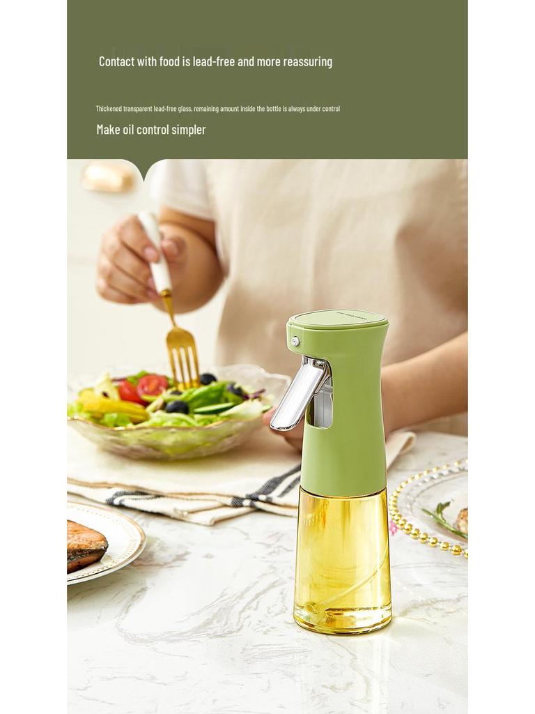 Kitchen Oil Atomizer Bottle for Air Fryer - Press Type Spray Bottle
