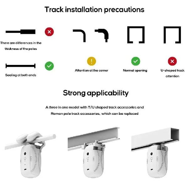 Zigbee Smart Curtain Driver Robot Automatic Curtain Motor Curtain Puller Zigbee Electric Switch Robot Motor Google Home Alexa