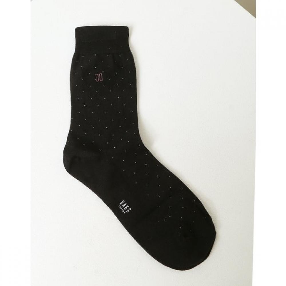 Daks Cotton Blend Gray Pattern Crew Socks 5 Pack Dbss4f301g2