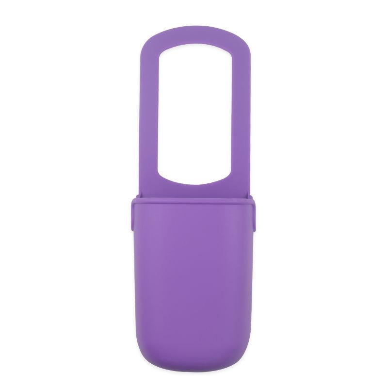 Multipurpose Silicone Cup Holder For Bike Strollers Portable Foldable Storage Bag Beverage Bottle Holder For Travel Bathroom