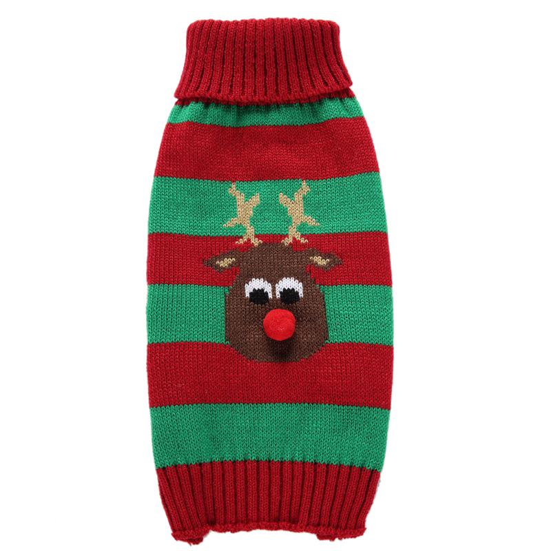 Christmas Pet Dog Clothes For Small Large Dogs Xmas Puppy Big Dog Sweater For French Bulldog Yorkies Dogs Pets Clothing Pullover