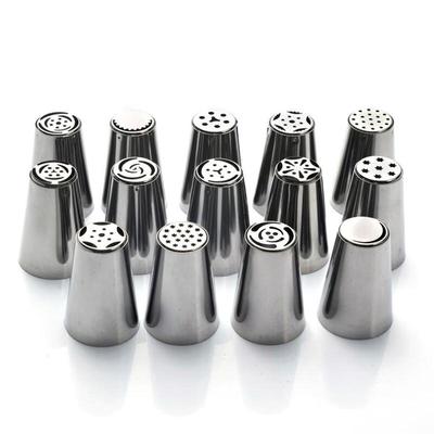 20-Piece Russian Stainless Steel Piping Nozzle Set