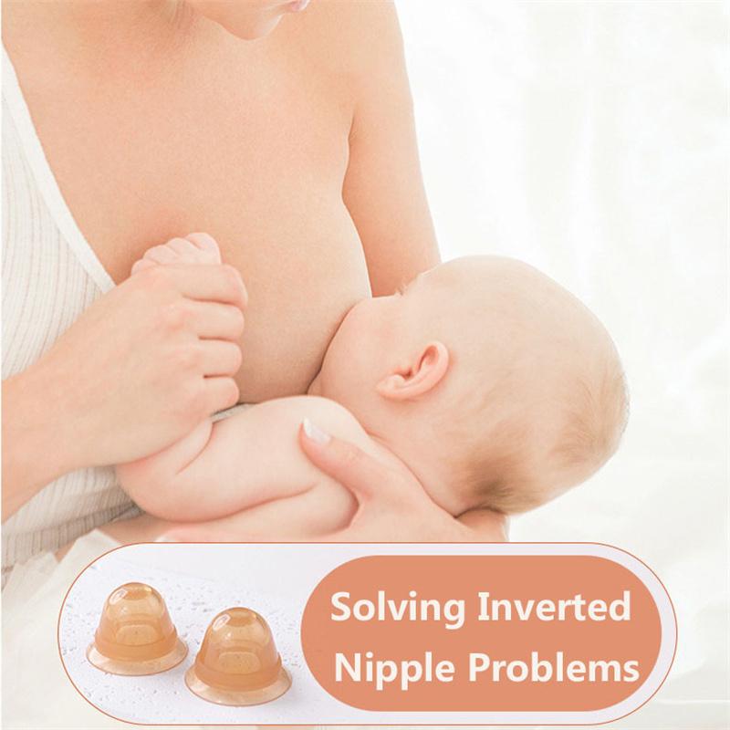 Nipple Inversion Corrector Maternity Nursing Suction and Extraction Nipple Inversion Device  Silicone Nipple Corrector