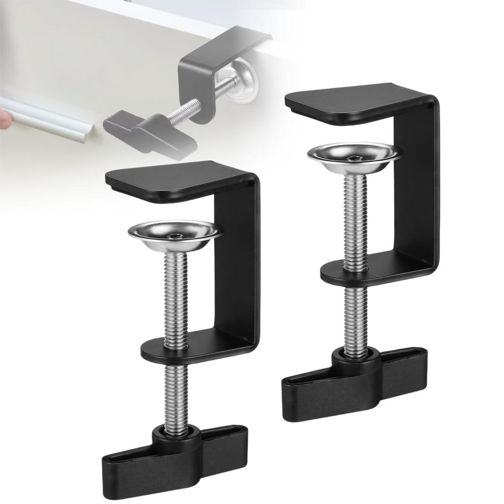 HRYLXH Multifunctional Clamp for Small Adjustable Clamp Sturdy Stand Base Small Sturdy Base Clamp Fitting of Woodworking, Vise, G-shaped Fitting,