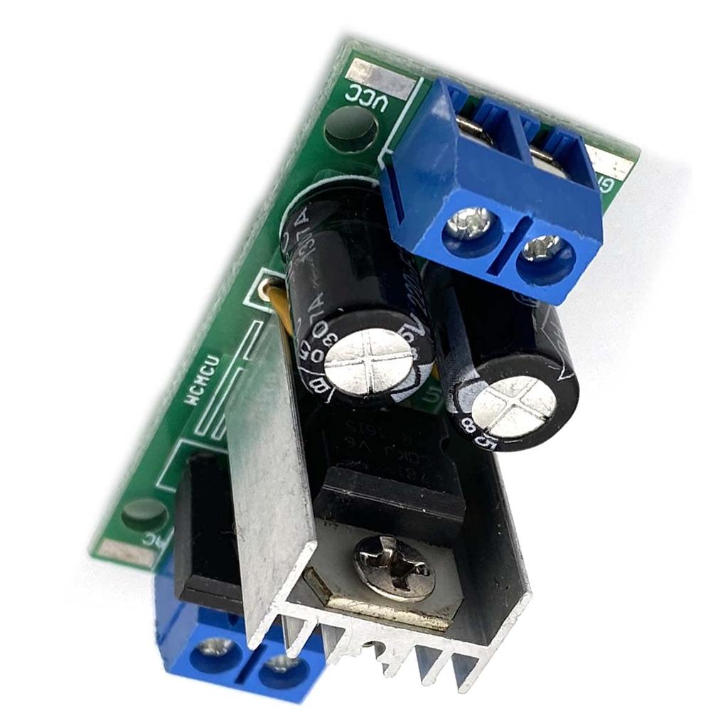 Kiro&Seeu LM7812 L7812 Voltage Rectifier Regulator 12-24V AC or DC to 12V DC 3A Power Supply Converter Module Board Filter Power Converter