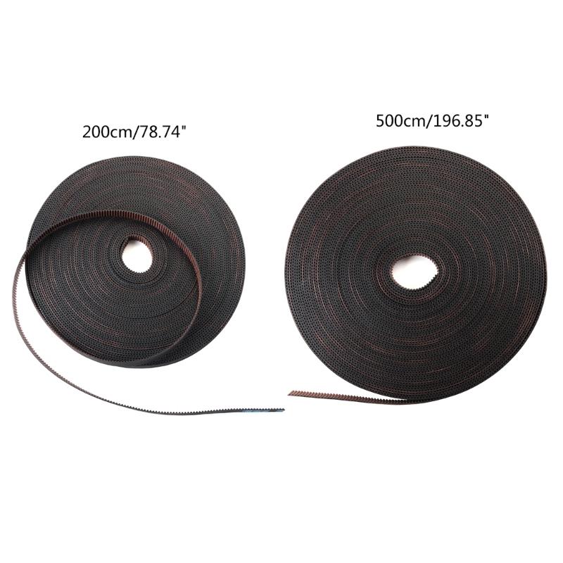 3D Printing  Timing Belt, 2M 5M  Open Timing Belt 9mm Width Rubber Fiberglass Fit for RepRap a  Rostock