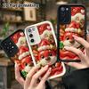 Phone case: 2D flat design suitable for Samsung Galaxy A34 A35 M05 M06 S20 S22 S21 FE Plus 5G protective case, Christmas reindeer, perfect holiday gif