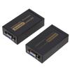 Empfänger und Sender VGA zu RJ45 Extender 100 m für PC/Laptop/Projektor/HDTV/Monitor