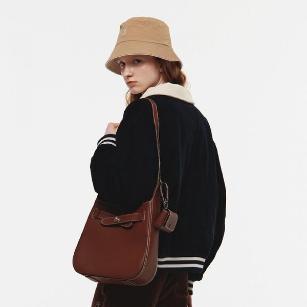 

Kangol Luna Leather Crossbody Bag Brown 3367 OS