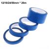 4PCS Multi-Size Blue/Green/Yellow Painter's Tape - High Quality Clean Release Masking Tape For Home & Office Use