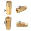 Brass CO2 Charges Adapter with Secure Connection & Extended Reach Long CO2 Cylinder Adapter Brass Fitting For Soft Drink Maker