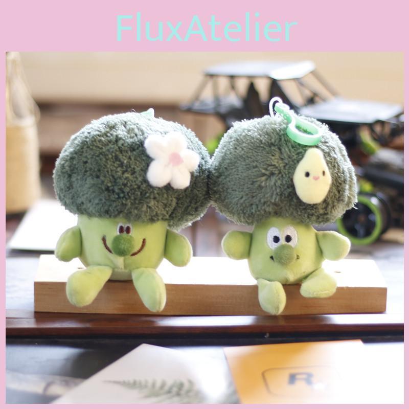 Adorable Plush Broccoli Keychain Cute And Soft Vegetable Toy Bag Charm