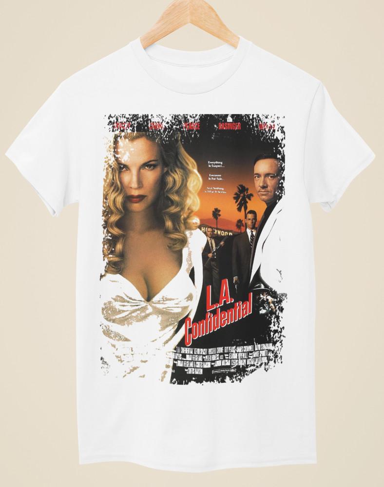 L.A. Confidential - Movie Poster Inspired Unisex White T-Shirt Unisex T-Shirt XXXXL