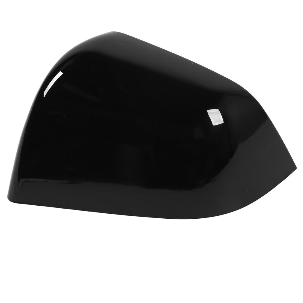 Side Mirror Cap Cover Black Painted Protective Side Rearview Door Mirror Cover Replacement for Tesla Model Y 2020 to