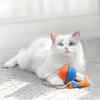 Automatic Intelligent Cat Toy Interactive with 5 Replaceable Obstacle Avoidance Balls Fun Interactive ABS Material for Cats