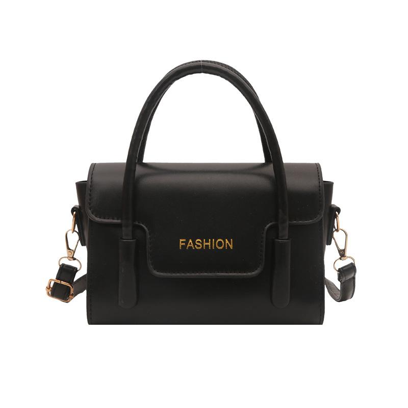 Премиальная текстура портативная маленькая квадратная сумка женская сумка летняя новая наплечная сумка для commuters мессенджер чёрный