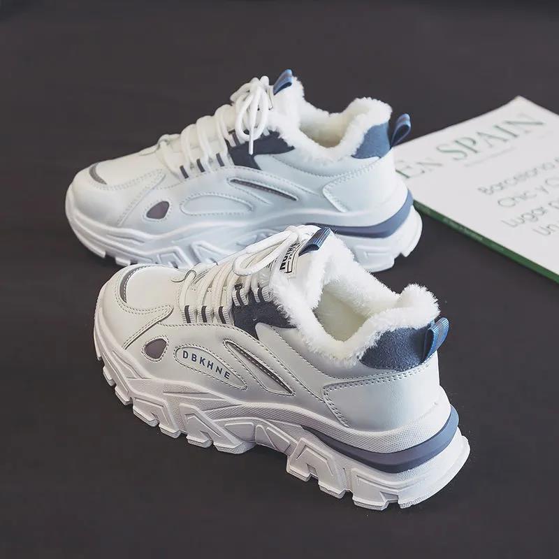 Scarpe da ginnastica antiscivolo invernali calde da donna Plus Scarpe in  cotone casual all-match spesse e spesse acquista in modo economico —  spedizione gratuita, recensioni reali con foto — Joom