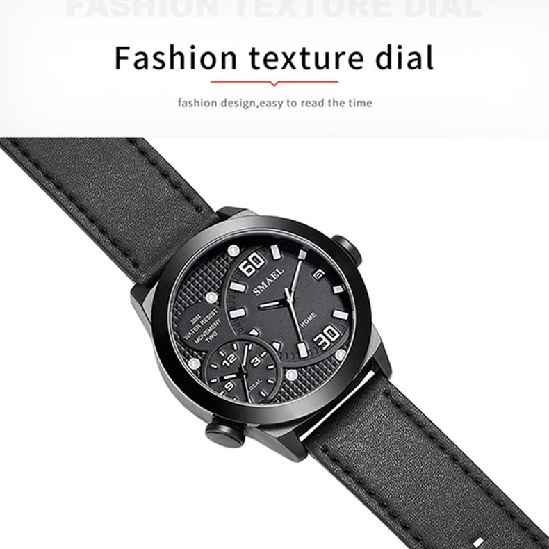 SMAEL Orologio sportivo uomo SMAEL con visualizzazione doppia
