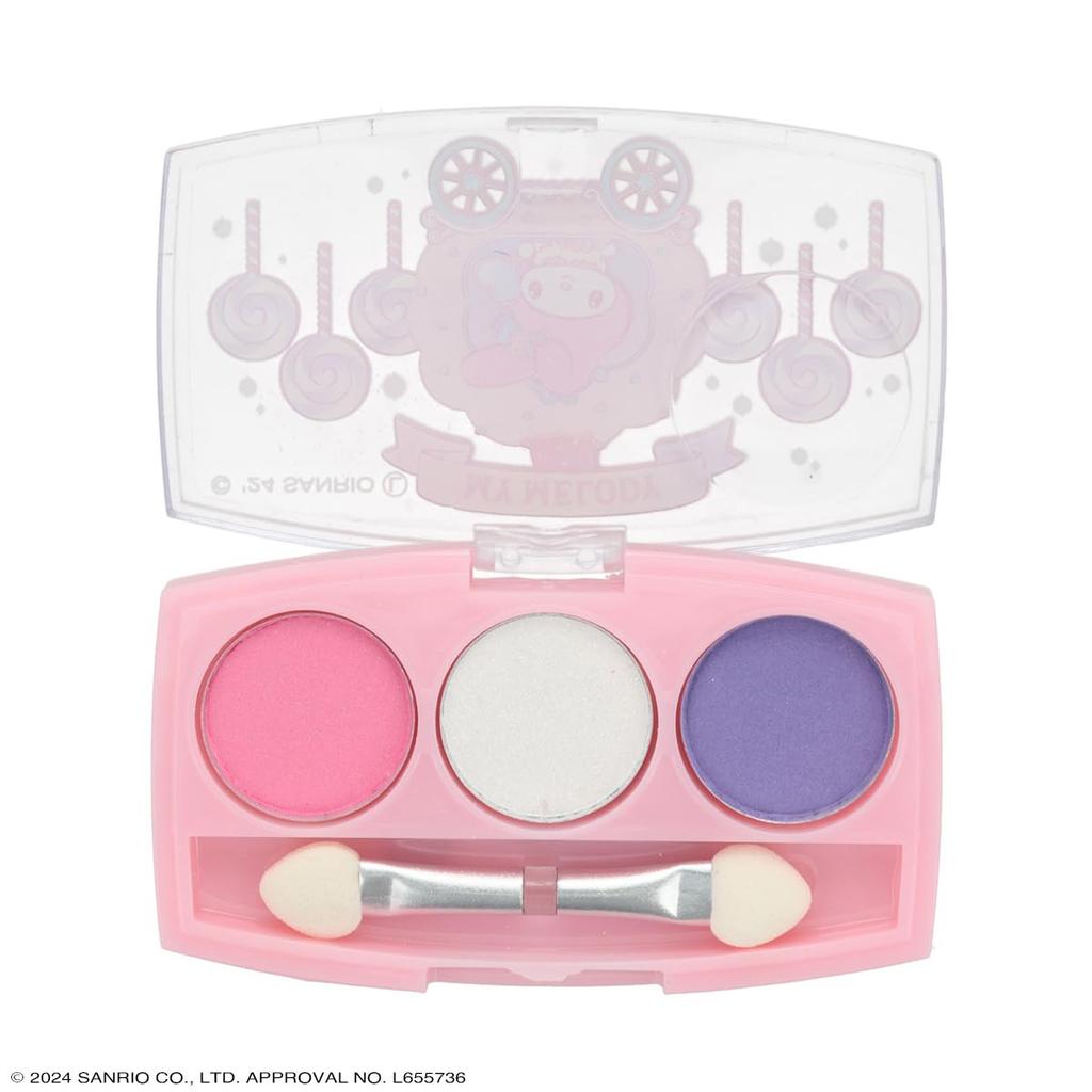 Shobido Sanrio Makeup Box Cosmetic Lip Lip Nail Eyeshadow and Nail File Set Gloss, Balm, Water-Based Polish, Palette, (My Melody)
