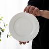Pure White Ceramic Dinner Plates