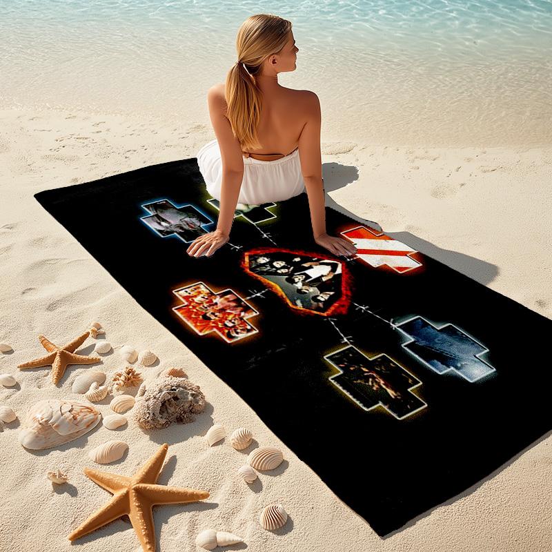 Till Lindemann, Lead Singer of the German Heavy Metal Rock Band Rammstein, Outdoor Camping Vacation Swimming Beach Scarf Decorative Blanket F10