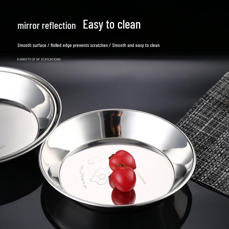 Stainless Steel Multi-Purpose Round Deep Dish