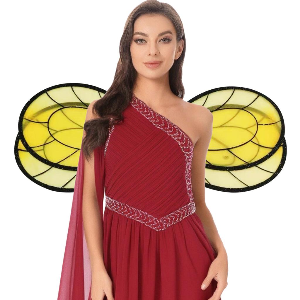 1Pc Cute Bee Wings Costume Accessories Dress Up Props for Kids Adults Halloween Party Performance