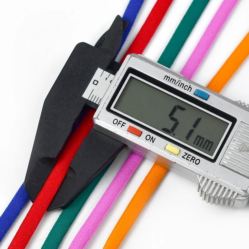 5/10/20M Meetee 3mm/5mm Polyamidseil Gummiband für Haargummi Ohrnähen Gummiband Gurtband Kleidungsstück Schuhe Zubehör