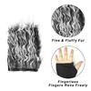 Wolf Ear Tail Set Realistic Design Plush Headband Gloves Tail Set Halloween Parties Role-Playing Accessories