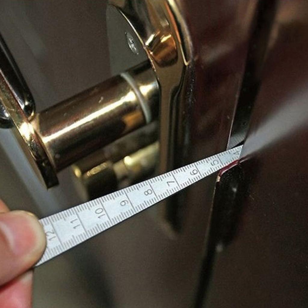 Taper for Gap Gauge & Straight Ruler 1-15mm 1-15cm Stainless Steel Depth Ruler Hole Inspection Tool Dimensional Measurem