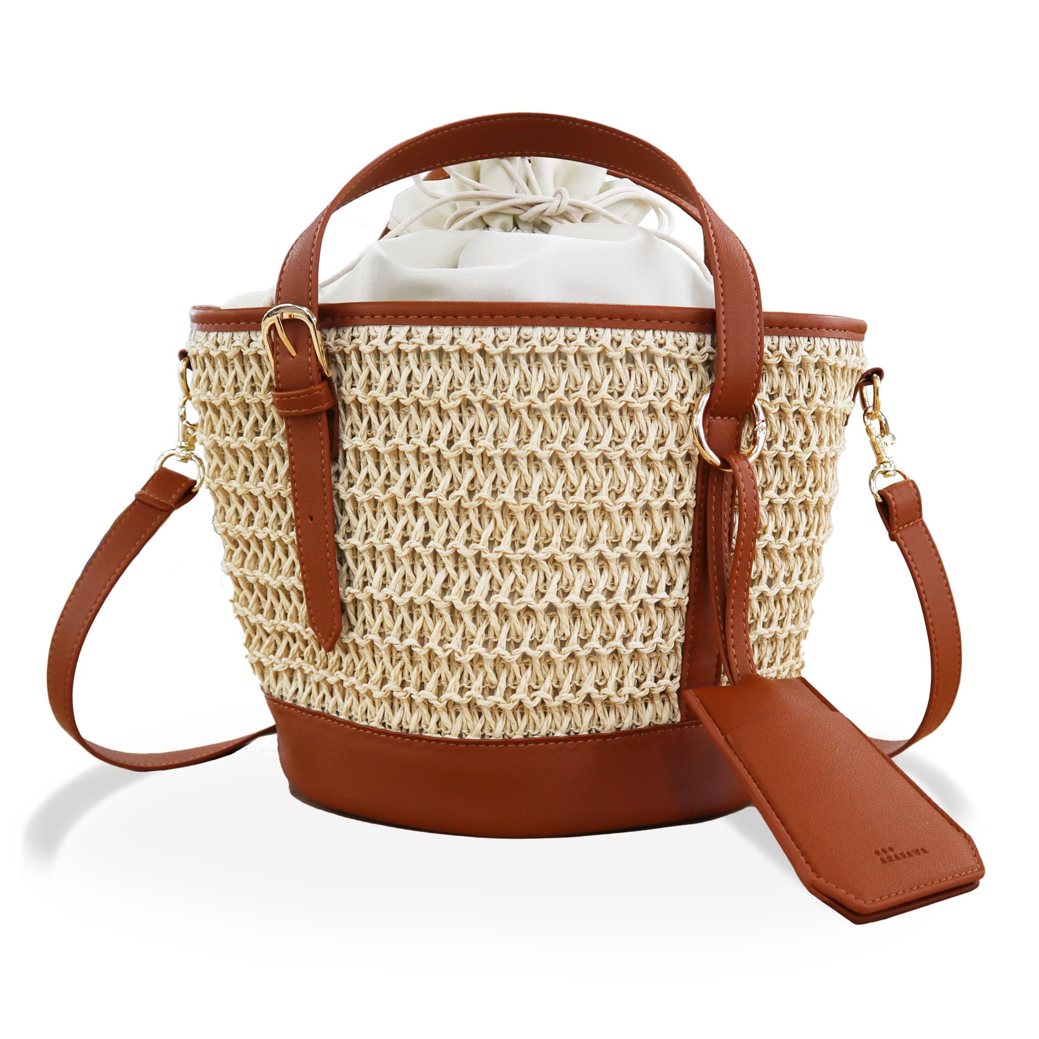 

Basket bag cold and heat retention Tote bag Basket mesh Cold and heat retention Lunch bag Ladies Stylish Cute Crochet Shoulder Shoulder strap