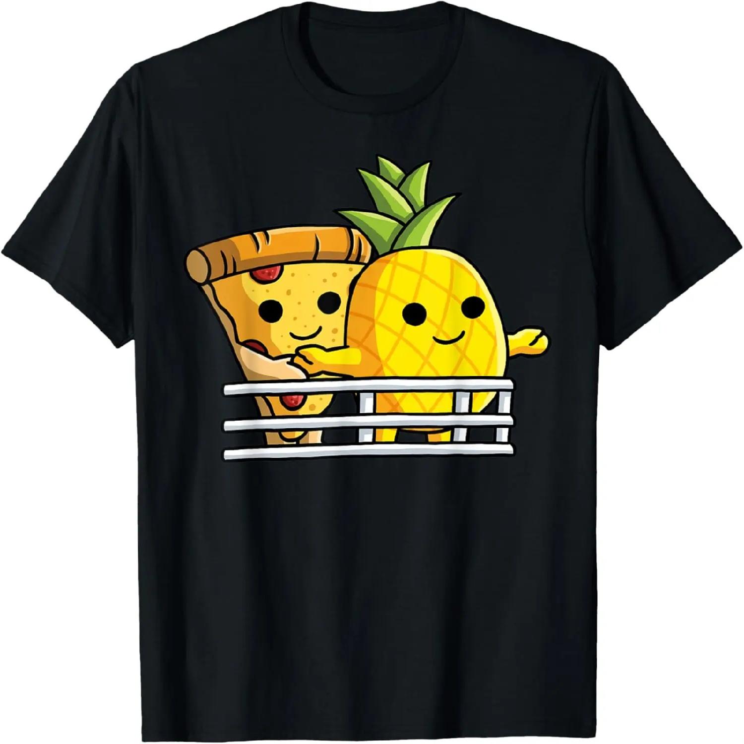 

Pizza Hawaii lovers - Pineapple and Pizza at ship railing T-Shirt XXXXXL різнокольоровий