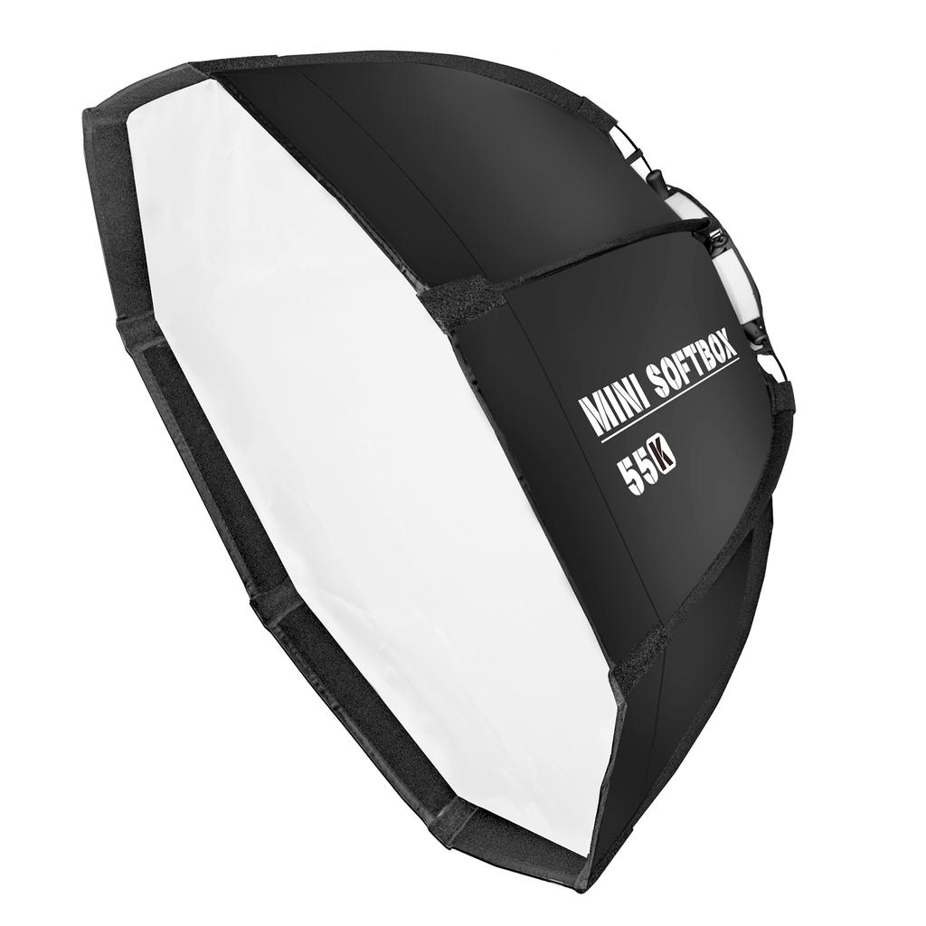 YnBox 55K 55cm 22in Octagon Photography Softbox with Bowens Mount Removeable Diffuser Carrying Bag for YONGNUO YNLUX100