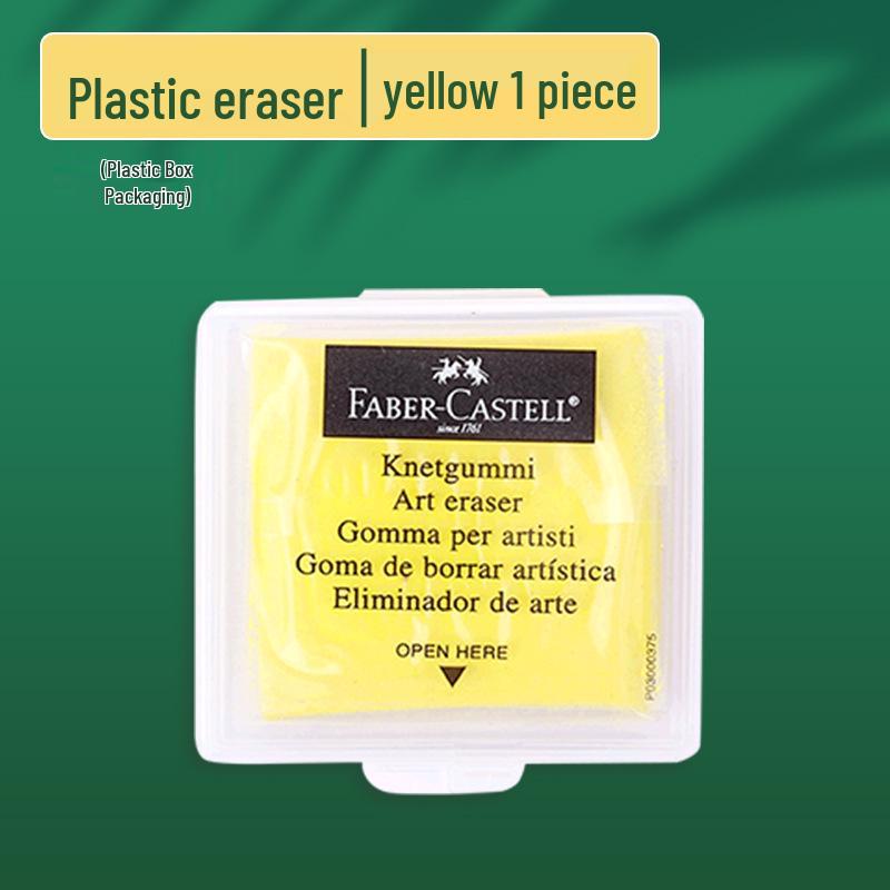 Faber-Castell Kneadable Eraser - Colored Soft Clay for Sketching & Drawing