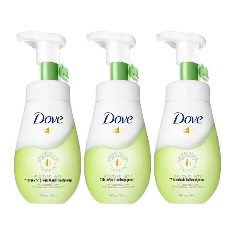 

Dove Очищающая пенка для умывания с контролем жирности (3x160 мл)