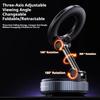 Multi-angles Car Phone Holder Suction Cup Vacuum Magnetic Phone Stand 360° Rotatable and Foldable Suction Phone Holder