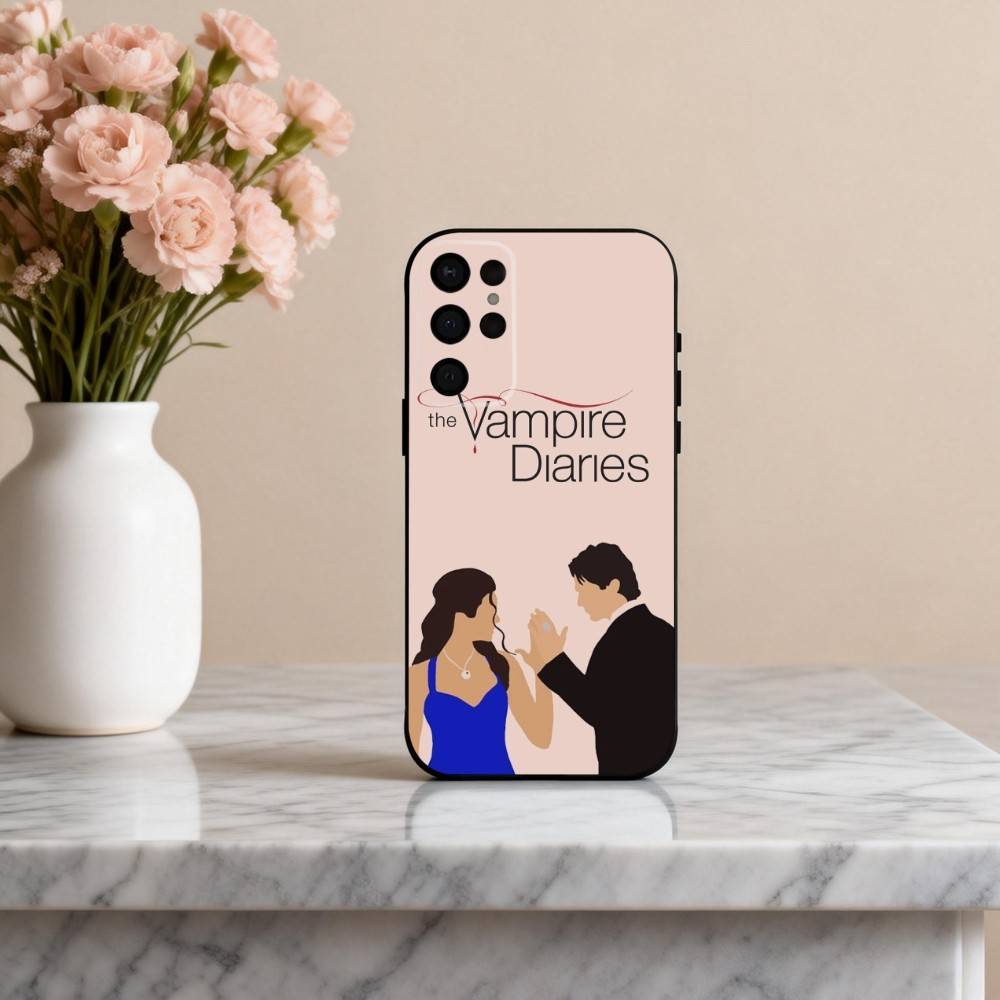 D-drama Mysterious The V-Vampires D-Diaries Phone Case For Samsung S25,S24,S21,S22,S23,S30,Ultra,S20,Plus,Others Soft Black Case