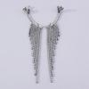 Simple Popular Earrings Tassel Design Shiny Rhinestone Comfortable To Wear Versatile Stylish Earrings