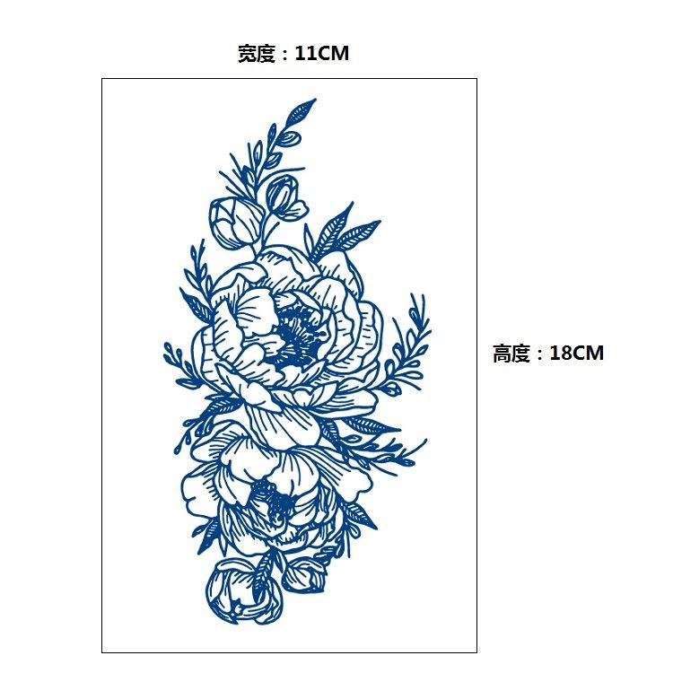Semipermanent Herbal Tattoo Xinyao Antirubbing Sticker Gradual Change Internet Celebrity Waterproof For 15 Days Without Fading Sticker
