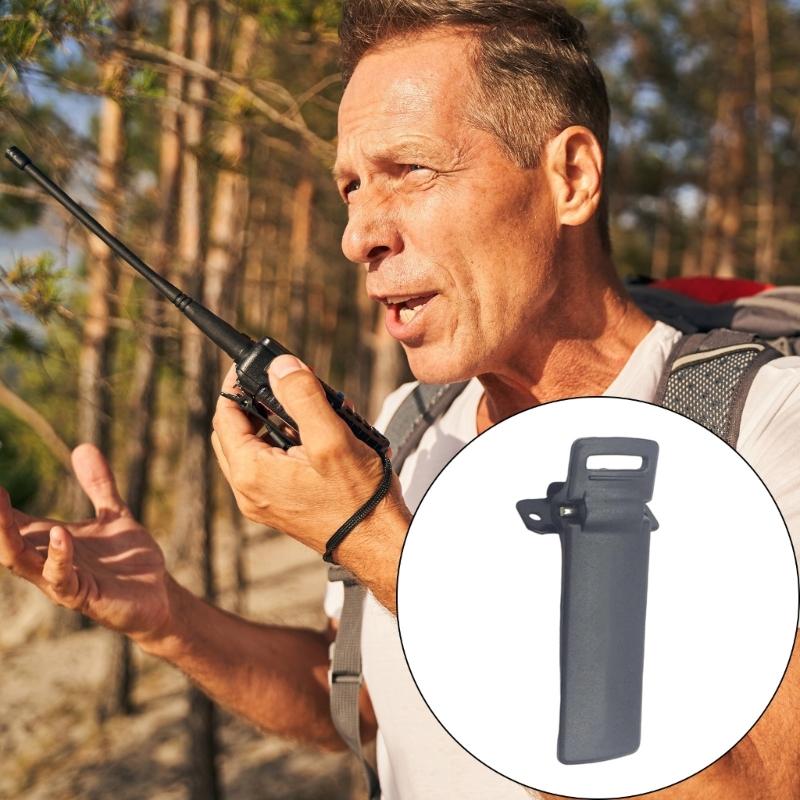 Hafif Kemer Montaj Klipsi İki Yönlü Telsiz İçin Uygundur Zorlu Koşullarda Hareketliliği Artırır Saha Çalışması Güvenli Taşıma