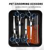 Professional Hairdressing Scissors Stainless Steel Cutting Thinning Barber Shear For Home Salon Use Pet Grooming Trimming