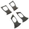 Carbon Fiber Interior Steering Wheel Button Frame Cover For Hummer H2 2003-2007