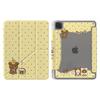 Cartoon Bear Tri-Fold IPad Case With Pen Slot 10th Gen Air 8 7 6 5 Y-Clasp Smart Cover