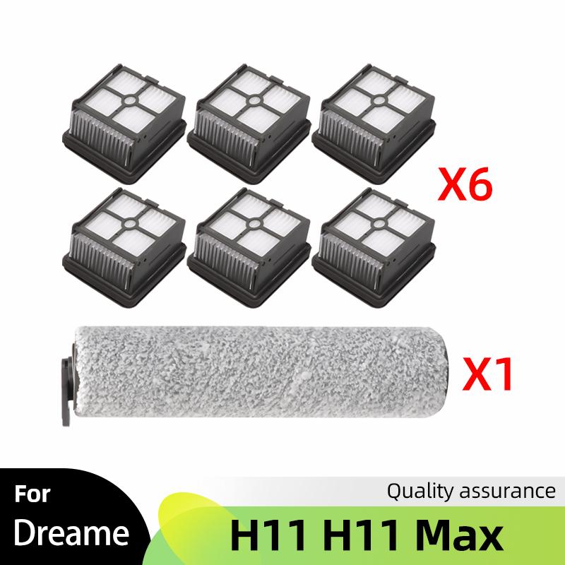 Roller Main Soft Brush Hepa Filter For Dreame H11 MAX Electric Floor Household Wireless Vacuum Cleaner Accessories