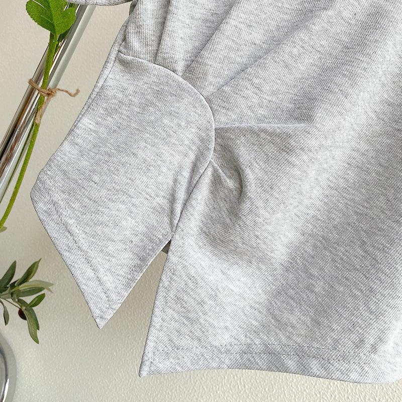 Girls' Summer Short-Sleeve Top & Casual Long Pants Set