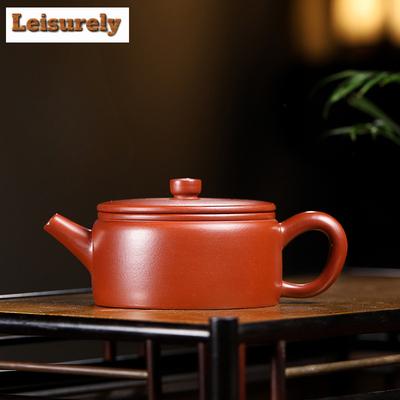 130ml Yixing Paars Klei Theepotten Handgemaakt Grote Kaliber Pot Ruweerts Dahongpao Klei Ketel Met Zeefje Zisha Theeservies Thee Benodigdheden