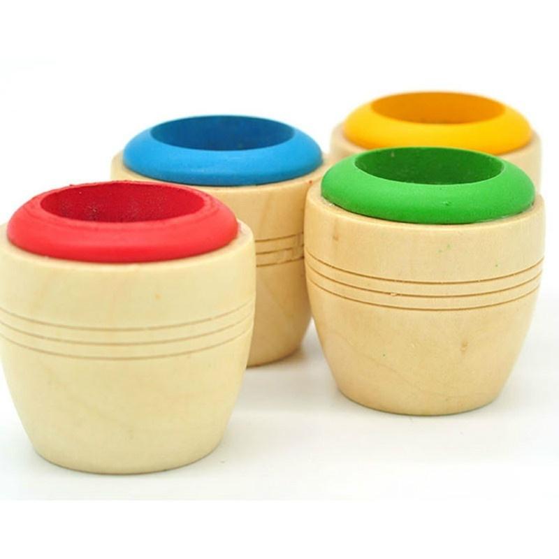 1 Pcs Wooden Educational Magic Kaleidoscope Baby Kid Learning Toy
