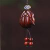 Palm Treasure Handcrafted Wooden Pendant - Mobile Phone Charm & Car Ornament
