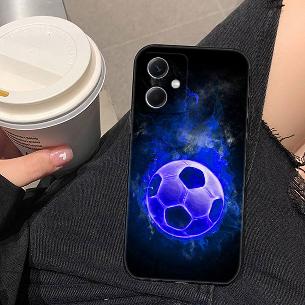 

Soccer Football Ball Phone Case For Redmi Note 15 14 13 12 12S 11 11T 11S 10 9T 9 Pro Silicone Case Funda DIY Shell Capa Cover Redmi NOTE105G